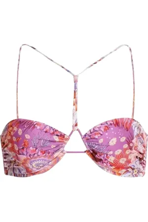 Agua by Agua Bendita Badetøj, Dame, Flerfarvet, S, Bomuld, Blomstret Bikini Top Erma