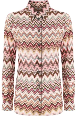 Missoni Bluser & Skjorter, Dame, Flerfarvet, M, Gul Skjorte Kollektion