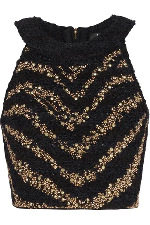 Balmain Top, Dame, Sort, M, Bomuld, Ærmeløse toppe