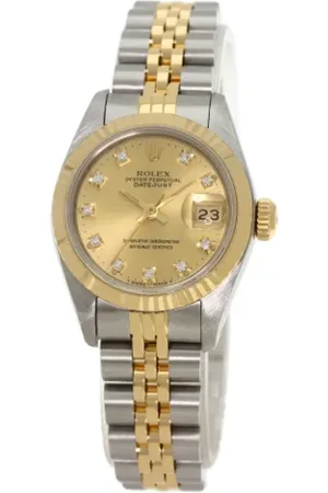 Rolex Pre-owned, Dame, Gul, ONE SIZE, Pre-owned Rustfrit stal watches