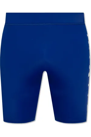 Balmain Badetøj, Herre, Blå, XS, Uld, Badeshorts med logo