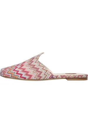 Missoni Sko, Dame, Flerfarvet, 38 1/2 EU, Læder, Sandaler Multifarvet