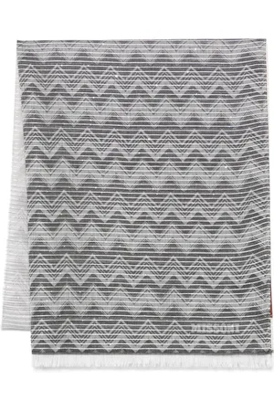 Missoni Tilbehør, Dame, Grå, ONE SIZE, Beige Pailletkantet Slidt Stole