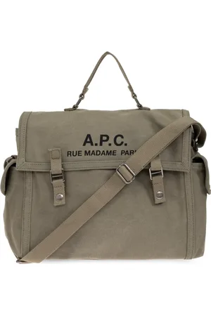 A.P.C. Taske, Herre, Grøn, ONE SIZE, Uld, Skuldertaske Recuperation