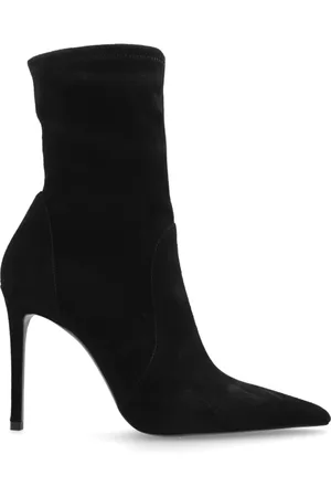 Stuart Weitzman Sko, Dame, Sort, 36 1/2 EU, Læder, Hælede ankelstøvler Power