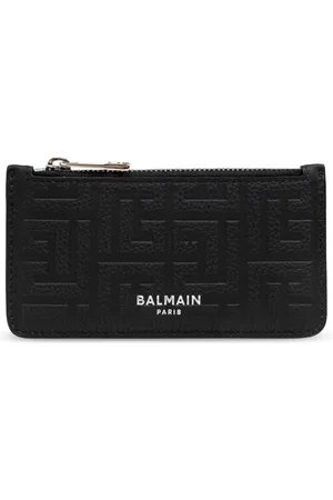Balmain Tilbehør, Herre, Sort, ONE SIZE, Uld, Card Case