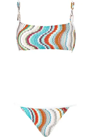 Missoni Badetøj, Dame, Flerfarvet, S, Uld, Stilfuldt Bikini Badetøjskollektion