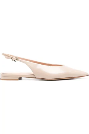 Gianvito Rossi Sko, Dame, Lyserød, 39 EU, Røde Ballerina Sko Elegant Stil