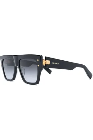 Balmain Tilbehør, Dame, Sort, 56 MM, Tyl, Klassiske Sorte Solbriller