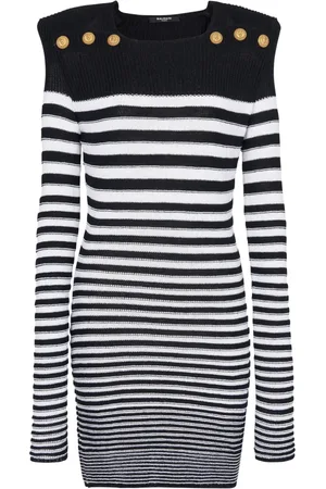 Balmain Kjole, Dame, Sort, S, Dresses