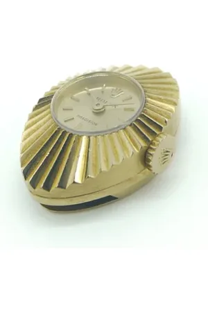 Rolex Pre-owned, Dame, Gul, ONE SIZE, Uld, Pre-owned Rustfrit stal watches