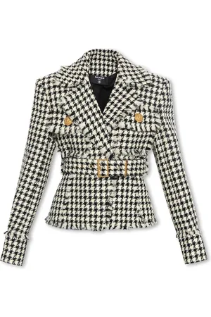 Balmain Jakke, Dame, , M, Tweed, Tweed blazer med hakrevers