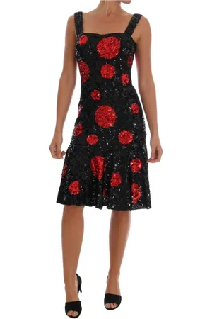 Dolce & Gabbana Kjole, Dame, Flerfarvet, XS, Uld, Party Dresses