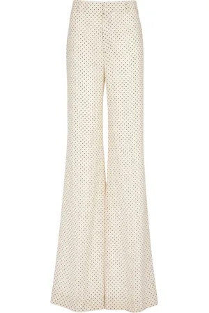 Balmain Bukser, Dame, , XS, Stort silketørklæde med tryk