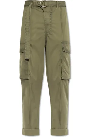 Balmain Bukser, Herre, Grøn, S, Bomuld, Fragtbukser