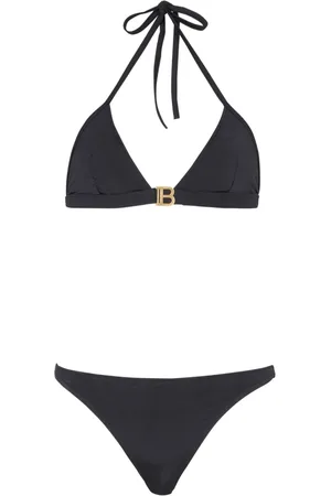 Balmain Badetøj, Dame, Sort, 2XS, B trekant bikini