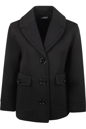 Max Mara Jakke, Dame, Sort, L, Sort Estroso Frakker