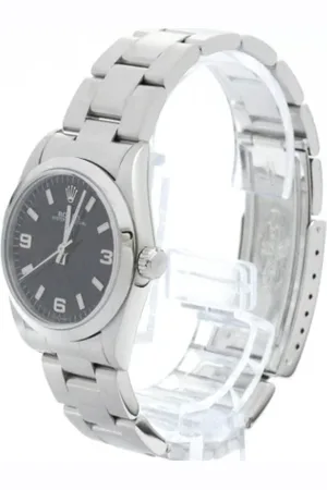 Rolex Pre-owned, unisex, Sort, ONE SIZE, Pre-owned Rustfrit stal watches