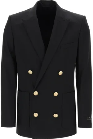 Balmain Jakke, Herre, Sort, L, Uld, Formal Blazers