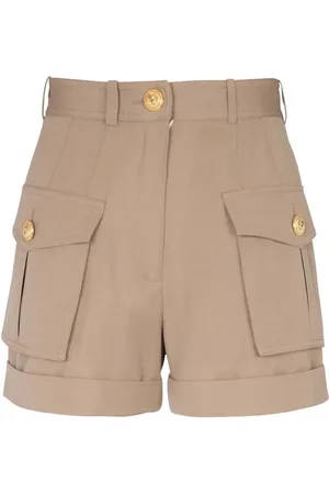 Balmain Shorts, Dame, , L, Uld, Cargo uld shorts i