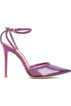 Gianvito Rossi Sko, Dame, Lilla, 36 EU, Rosa & Lilla Sandaler med Stilet Hæl