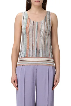 Missoni Top, Dame, Flerfarvet, M, Uld, Stilfuld TOP til din garderobe