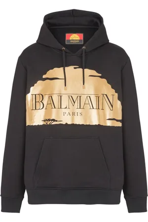 Balmain Sweathshirts & Hoodies, Herre, Sort, XL, Bomuld, Disney x : The Lion King - Hoodie med tryk Sunset