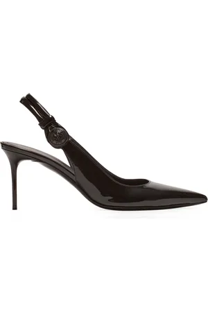 Balmain Sko, Dame, Sort, 36 EU, Læder, Alma patent læder slingbacks