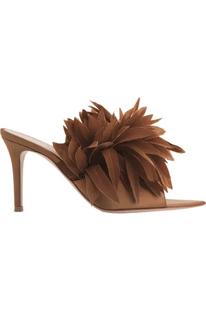 Gianvito Rossi Sko, Dame, Brun, 37 1/2 EU, Brun Stof Dame Sko