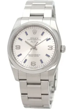 Rolex Pre-owned, Herre, Grå, ONE SIZE, Tyl, Pre-owned Rustfrit stal watches