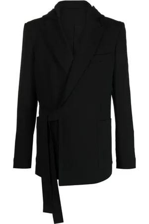 Balmain Jakke, Herre, Sort, XL, Uld, Blazers