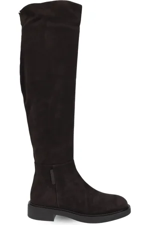 Gianvito Rossi Sko, Dame, Brun, 38 EU, Suede, Suede støvler Lexington