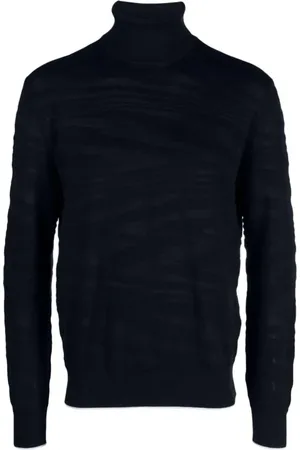 Missoni Strik, Herre, Sort, XL, Uld, Knitwear