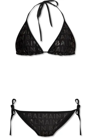Balmain Badetøj, Dame, Sort, 2XS, To-delt badedragt