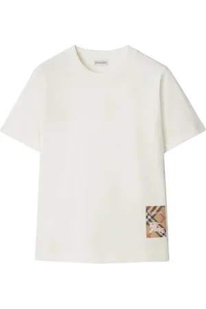 Burberry Top, Dame, Hvid, XS, Uld, Stilfuld dame T-shirt