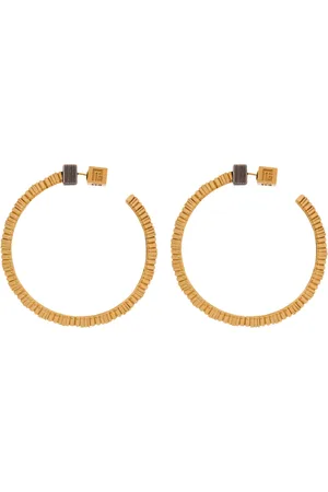 Balmain Tilbehør, Dame, Gul, ONE SIZE, Messing parfume hoops