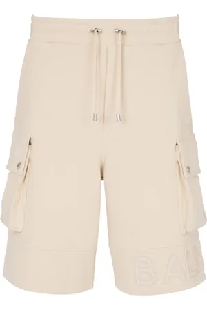 Balmain Shorts, Herre, , M, Bomuld, Fragt shorts med reflekterende logo