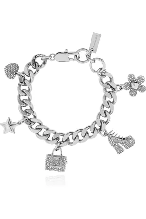 Marc Jacobs Tilbehør, Dame, Grå, ONE SIZE, Armbånd med charms