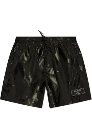Balmain Badetøj, Herre, Sort, 2XL, Polyester, Badeshorts