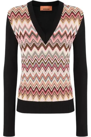 Missoni Strik, Dame, Flerfarvet, XS, Uld, Stilfulde Sweaters Kollektion