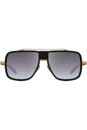 Balmain Tilbehør, Dame, Sort, ONE SIZE, Uld, Retro solbriller med titanium stel
