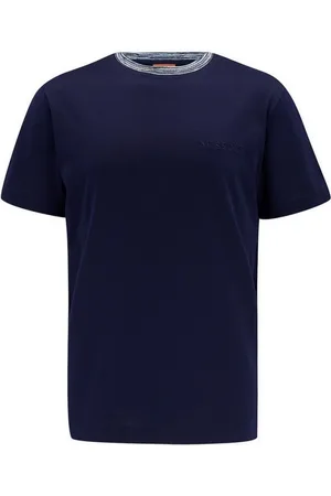 Missoni Top, Herre, Blå, S, Uld, Stilfulde T-shirts til Mænd og Kvinder