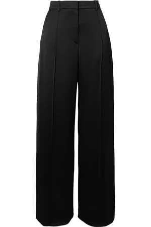Balmain Bukser, Dame, Sort, S, Satin, Satin Bukser