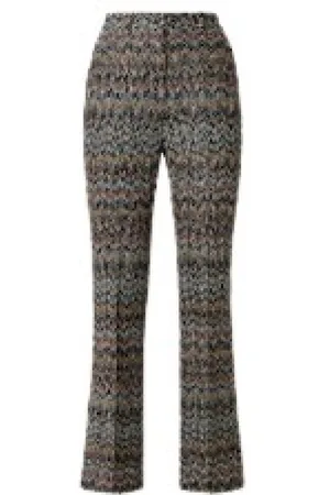 Missoni Bukser, Dame, Flerfarvet, M, Uld, Stilfulde Bukser