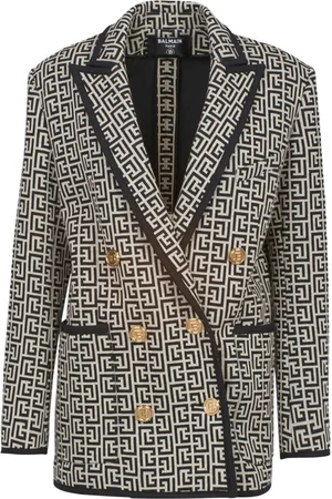 Balmain Jakke, Dame, Sort, 2XS, Frakker