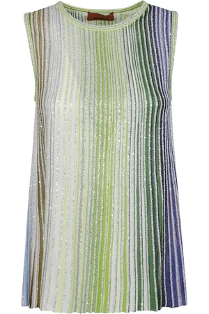 Missoni Top, Dame, Flerfarvet, M, Ærmeløs Sommer Top