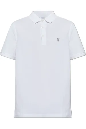AllSaints Top, Herre, Hvid, M, Bomuld, Reform Polo Shirt