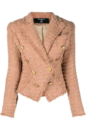 Balmain Jakke, Dame, , M, Tweed, Tweed Blazer i