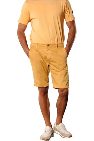 Masons Shorts, Herre, Gul, XS, Bomuld, Herre Gulerod Fit Chino Bermuda Shorts