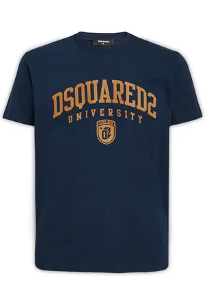 Dsquared2 Top, Herre, Blå, M, Uld, Klassisk T-Shirt